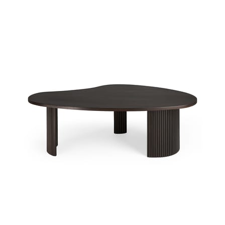 Table basse Boomerang bois naturel / 126 x 74 x H 40 cm - Acajou - Ethnicraft