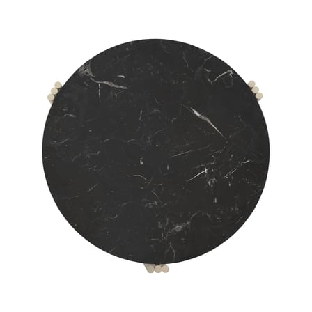 Table basse Tribus pierre noir / Ø 60 x H 35 cm - Marbre / Seconde vie - AYTM