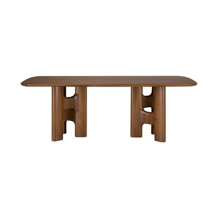 Table rectangulaire Flow bois marron / 220 x 110 cm - 8 personnes - Ethnicraft