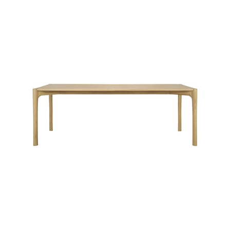 Table rectangulaire PI bois naturel / 220 x 95 cm - 8 personnes - Ethnicraft