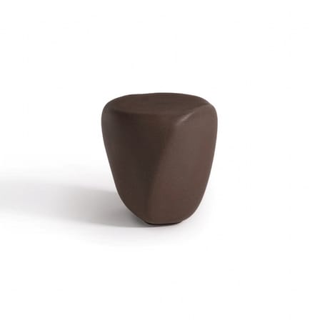 Tavolino d'appoggio Reborn materiale plastico marrone 40 x 42 x H 45 cm - 100% riciclato - Slide