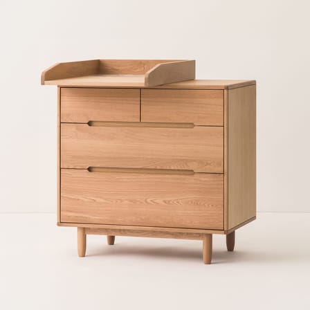 Zubehör pour commode Pure holz natur / Tisch mit Wickeltisch - NOBODINOZ