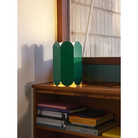 Abat-jour Arcs métal vert / Ø 20 x H 30 cm / Sans système électrique - Hay