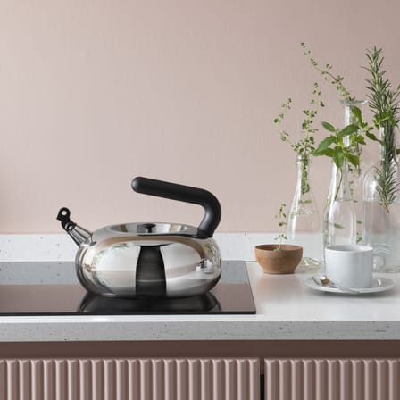 Bouilloire Bulbul argent métal / 2,5L - Induction / Alessi 100 Values Collection - Alessi