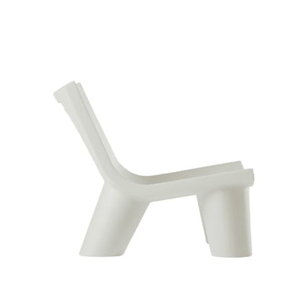 Canapé de jardin 2 places Low Lita Love plastique blanc / L 118 cm - Paola Navone, 2010 - Slide