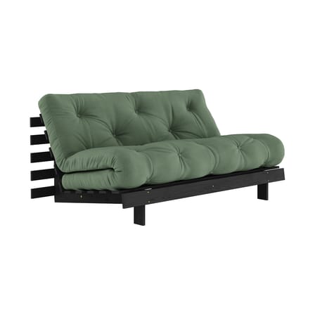 Canapé convertible Roots / L 160 cm - 3 positions / Structure noire - KARUP DESIGN