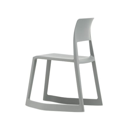 Chaise empilable Tip Ton RE plastique gris / Recyclé - Inclinable & ergonomique - Vitra