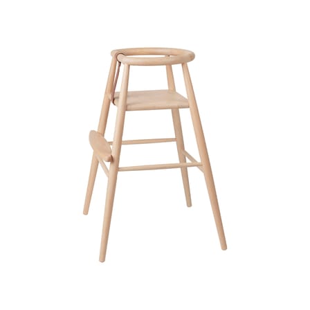 Chaise haute ND54 bois naturel / Réédition 1955 - CARL HANSEN & SON