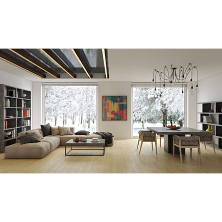 Couchtisch Adelaïde holz grau / 120 x 75 cm x H 38 cm - Melamin mit Beton-Optik - POP UP HOME