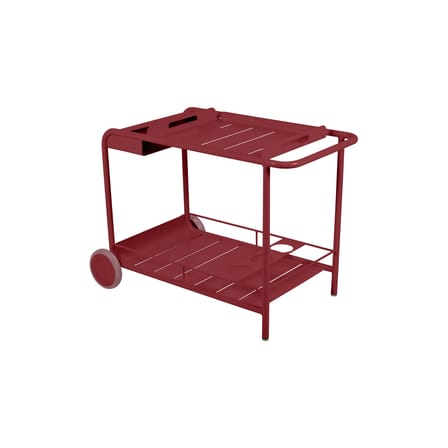 Desserte Luxembourg métal rouge / Aluminium - Fermob