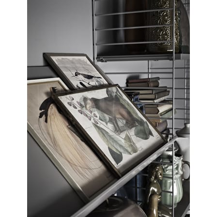 Etagère bois / Porte-revues & chaussures - L 78 x P 30 cm - String Furniture