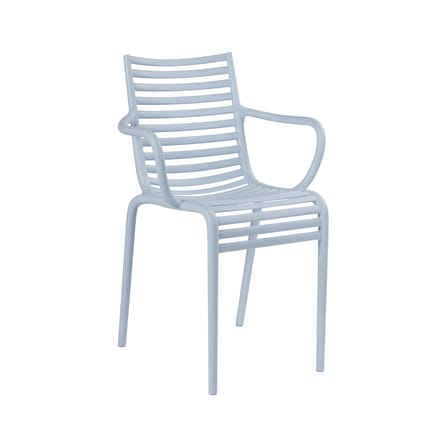 Fauteuil empilable PIP-e plastique bleu / Philippe Starck, 2010 - Driade