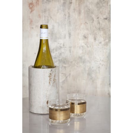 Glas Chemistry metall glas gold transparent / Kupfer - Ø 7 cm - Serax