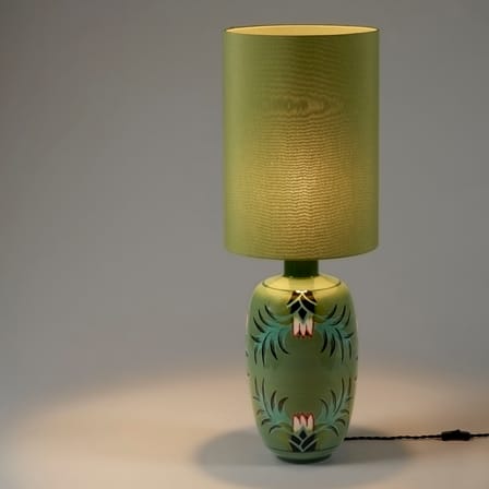 Lampe à poser Flamboyance 03 céramique vert / H 92.5 cm - Serax