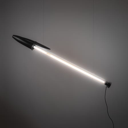 Lampe Bic noir design / LED - H 178 cm - Seletti