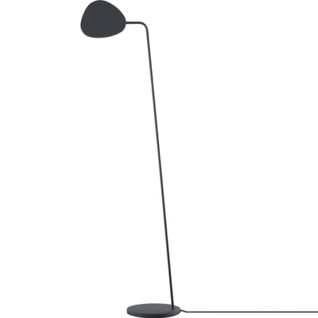 Lampadaire Leaf LED métal noir / Orientable - Muuto