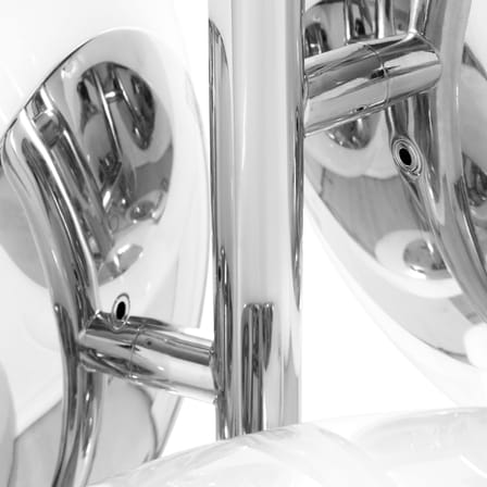 Pendelleuchte Melt Chandelier Small plastikmaterial weiß / LED - Ø 98 x H 103 cm - Tom Dixon