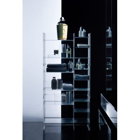 Meuble de rangement Sound-Rack plastique transparent / L 75 x H 53 cm - Kartell