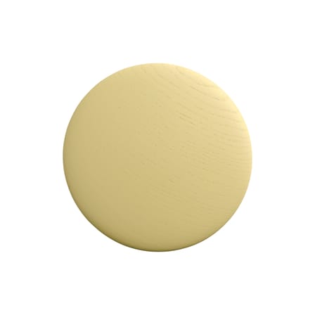 Patère The Dots Wood Medium bois jaune / Ø 13 cm - Muuto