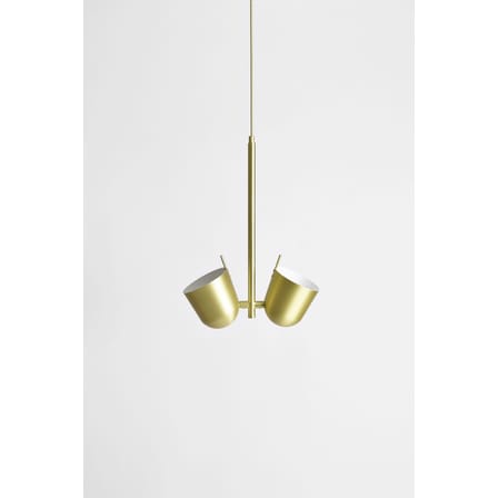 HO Pendant gold metal / L 34.5 cm - Adjustable - ENOstudio