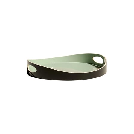 Piano/vassoio Basile legno verde / Ø 40 cm - Maison Sarah Lavoine