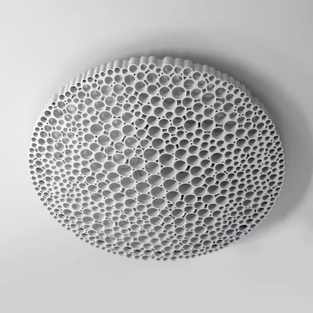 Applique Calipso LED plastique blanc / Ø 52 cm - Bluetooth - Artemide