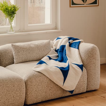 Plaid Tul bleu / 150 x 200 cm - NOO.MA