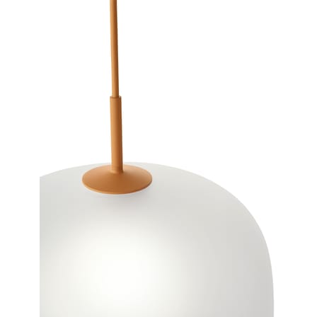 Suspension Rime verre blanc / Ø 37  - soufflé bouche - Muuto
