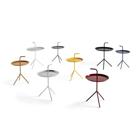 Table basse Don't leave Me métal bleu / Ø 38 x H 42,7 cm - Hay
