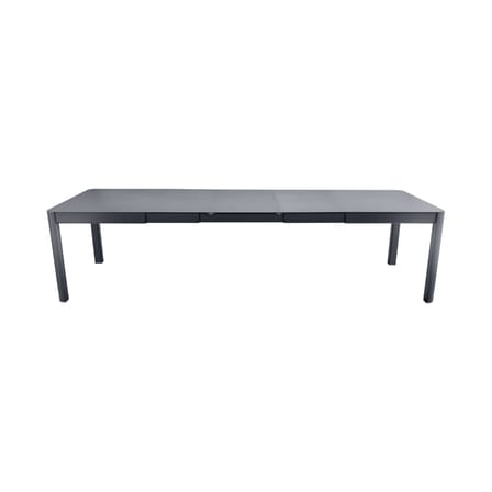 Table à rallonge Ribambelle XL métal gris noir / L 149 à 299 cm - 6 à 14 personnes - Fermob