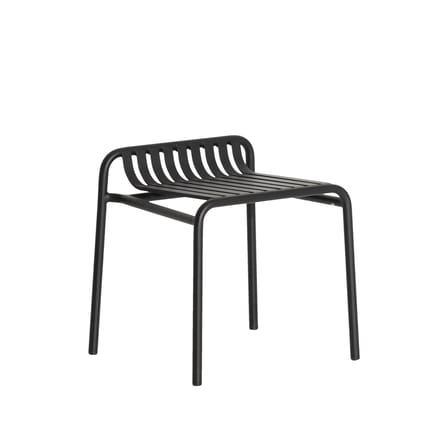 Tabouret Week-End métal noir / Aluminium - Petite Friture