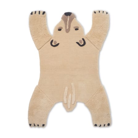 Tapis Animal  blanc / Ours polaire - 118 x 160 cm - Ferm Living
