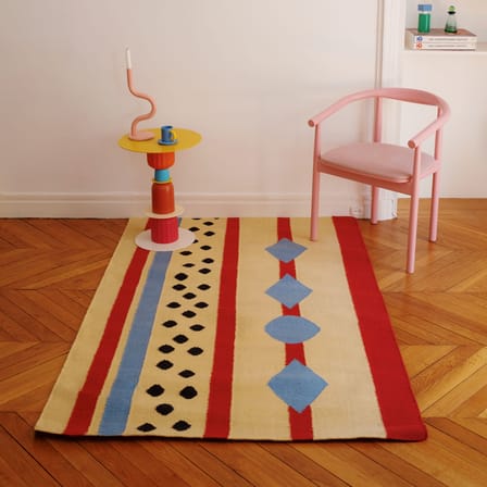 Tappeto Arizona tessuto multicolore / 90 x 55 cm - Tessuto a mano - COLORTHERAPIS