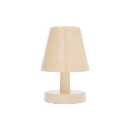 Edison The Ambiance Wireless rechargeable lamp plastic material beige / Indoor - H 25 cm - Fatboy