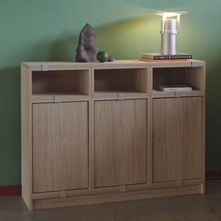 Accessoire / Socle L 131 x P 35 x H 10 cm - Pour modules Stacked Medium ou Large - Muuto
