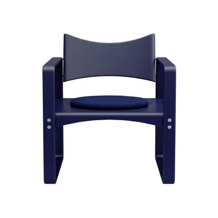 Accessoire  tissu bleu / Coussin assise pour fauteuil Series 270 F - Verpan