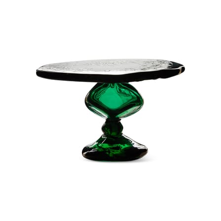 Alzata per dolci  vetro verde di Nienke Sikkema / Ø 32 cm - HK LIVING