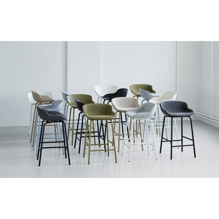Barhocker Hyg plastikmaterial schwarz / H 65 cm - Polypropylen - Normann Copenhagen