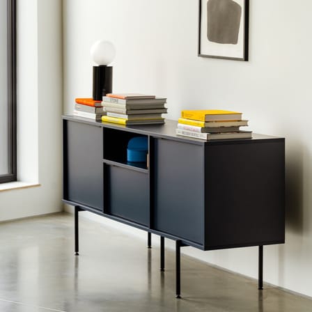 Buffet Bau bois bleu / L 180 x H 79 cm - NOO.MA