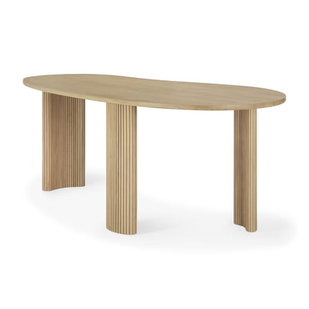 Bureau Boomerang bois naturel / 200 x 100 cm - Ethnicraft