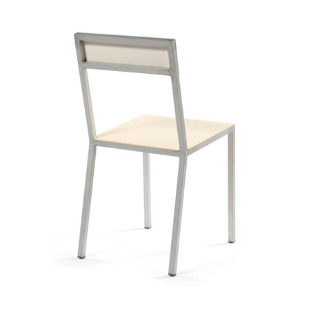 Chaise Alu Chair métal blanc beige / Aluminium - valerie objects