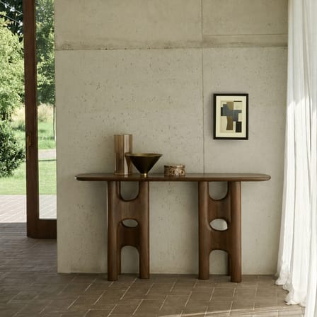 Console Flow bois marron / L 150 x H 79 cm - Ethnicraft
