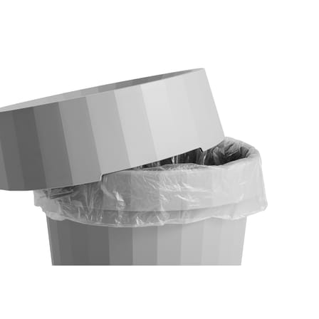 Corbeille à papier Shade plastique blanc / Ø 30 x H 37 cm - Hay