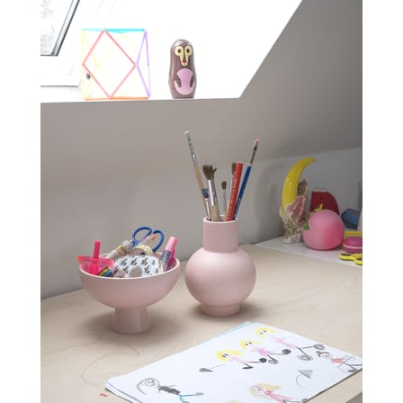 Coupe Strøm Large céramique bleu / Ø 22 cm - Fait main - raawii
