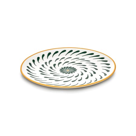 Dessertteller Bazaar keramik gelb / Set von 4 - Ø 21 cm - Serax