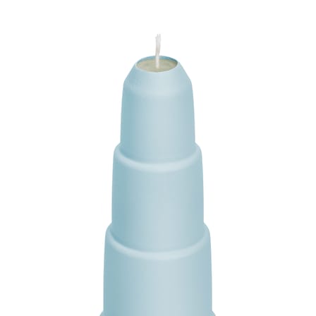 Kerzenleuchter Spire metall blau Step / H 26 cm - Fatboy