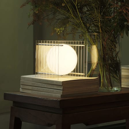 Lampe de table Lop Small Square plastique transparent / Lauréat Archiproducts Design Award - BANG