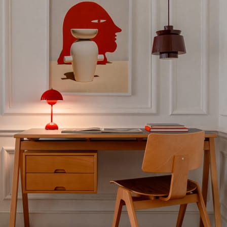 Lampe sans fil rechargeable Flowerpot VP9 (1968) / Edition limitée 25 ans - &tradition