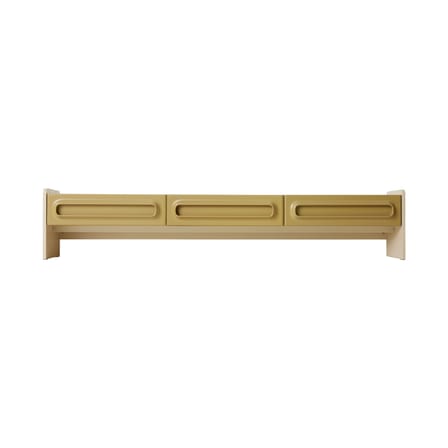 Meuble TV Space bois vert / 3 tiroirs - L 200 x H 39 cm - HK LIVING