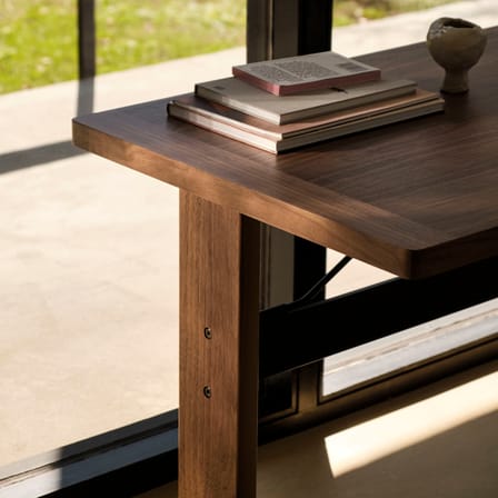 Schreibtisch Passerelle holz natur / 140 x 65 cm - Hay